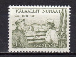(SA0535) GREENLAND, 1980 (Birth Centenary Of Ejnar Mikkelsen). Mi # 125. MNH** Stamp - Unused Stamps