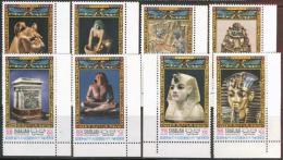 SHARJAH - EGYPTIAN  ART - TUTANCAMON - **MNH - 1968 - Egittologia