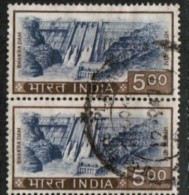 INDIA   Scott # 421  VF USED Pair - Gebraucht