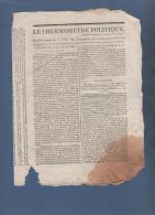 LE THERMOMETRE POLITIQUE 8 GERMINAL AN 7 - AUTRICHE - RATISBONNE - MASSENA HELVETIE - SARTHE - - Zeitungen - Vor 1800