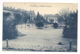 Worms (Allemagne, Rhénanie-Palatinat) : Place Luther En 1945  (PF. - Worms