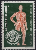 25th Anniv. Of  WHO - Hungary 1973 - Used - OMS