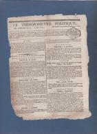 LE THERMOMETRE POLITIQUE 13 FLOREAL AN 7 - TURQUIE - ITALIE - IRLANDE - FRANCFORT - LUCERNE - MARINE - Periódicos - Antes 1800