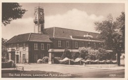 C1930 - LEICESTER THE FIRE STATION LANCASTER PLAVE - Leicester