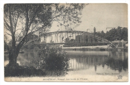 Monéteau (89) : Le Pont En Fer En 1920   PF. - Moneteau