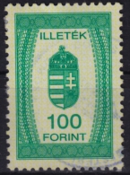 Hungary, Ungarn, Hongrie - Revenue Stamp - 100 Forint - Fiscali