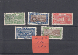 IJsland Mi Cat 114/118 - Used Stamps