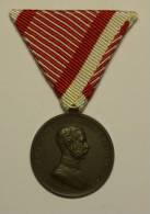 Austria Hungary Bravery Franz Joseph Medal "" Der Tapferkeit "" 1914 # 2 - Autres & Non Classés