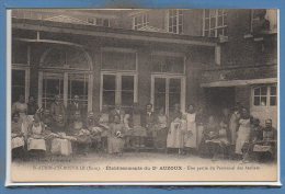 27 - SAINT AUBIN D'ECROSVILLE --  Etablissement Du Dr AUZOUX - Une Partie Du Personnel Des Ateliers - Saint-Aubin-d'Ecrosville