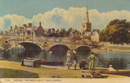 E3-268- Bedford The Bridge And St. Paul's Church - Bedford