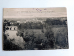 Carte Postale Ancienne : VIVONNE : Vue Panoramique Prise De Monverdon - Vivonne