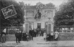 91 VIGNEUXSUR SEINE LA MAIRIE  NOMBREUX HABITANTS - Vigneux Sur Seine