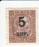 IJsland Mi Cat  104* Opdrukzegel - Unused Stamps