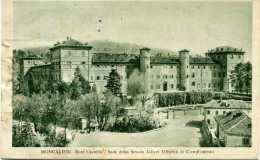 MONCALIERI -REAL CASTELLO SEDE DELLA SCUOLA ALLIEVI UFFICIALI DI COMPLEMENTO - VG 1934 XMONZA ORIGINALE D´EPOCA 100% - Moncalieri