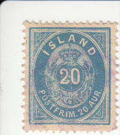 IJsland Mi Cat 14Aa Tanding 14x13 1/2 - Used Stamps