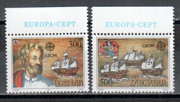 Jugoslawien / Yugoslavia / Yougoslavie 1992 Satz/set EUROPA ** - 1992