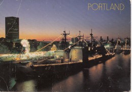 B73352 Portland Navy Ships Bateaux   2 Scans - Portland