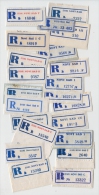 NOVI SAD / SERBIA - YUGOSLAVIA - REGISTERED LETTER Vignette Label LOT - Verzamelingen & Reeksen