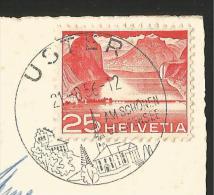 USTER Detailansicht Stempel ! 1956 - Uster