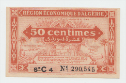Algeria 50 Centimes 1944 (1949) UNC NEUF P 97a - Argelia