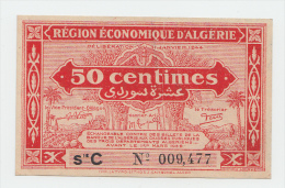 Algeria 50 Centimes 1944 (1949) UNC NEUF P 97a - Algeria