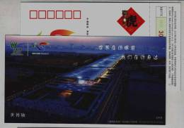 The Expo Axis Architecture,China 2010 Volunteer Of Expo 2010 Shanghai World Exposition Advert Pre-stamped Card - 2010 – Shanghai (China)