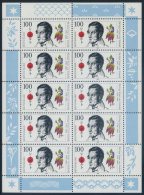 !a! GERMANY 1996 Mi. 1842 MNH SHEET(10) -Philipp Franz Von Siebold - 1991-2000