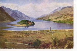DUNBARTON - Loch Shiel And The Prince Charlie’s Monument - By W S Thomson  M194 - Dunbartonshire