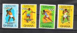 Ghana   -   1977.  Winners To " Montreal Olimpics  1976 ".  Complete  MNH Set - Zomer 1976: Montreal