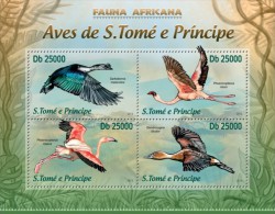S. Tome&Principe. 2013 Birds. (218a) - Flamingos