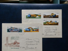 36/767  2  FDC   DDR - Trucks