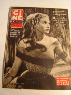 REVUE / CINE REVUE / N°  46 DE 1954 / MARIA FELIX + SILVANNA MANGANO - Zeitschriften