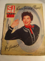 REVUE / CINE REVUE / N°  13 DE 1953 / 50 PAGES SPECIAL PAQUES + AVA GARDNER - Riviste