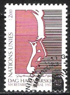UNO Genf 2001   Mi-Nr.423   O ESST. 40.Todestag Dag Hammarskjöld ( 123 ) - Oblitérés