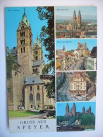 Delcampe - SPEYER Mehrbildkarte 1969 Used Stamp - Speyer