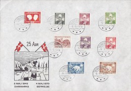 Greenland 25 Th Anniversary Liberation Of Denmark 1945-70 SUKKERTOPPEN 1970 Cover Brief Polar Bear Eisbär (Cz. Slania) - Covers & Documents