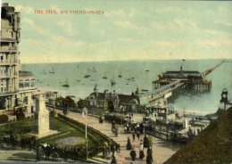 (111) Very Old Postcard - Carte Postale Ancienne - UK - Southend-on-Sea - Southend, Westcliff & Leigh