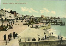 (111) Very Old Postcard - Carte Postale Ancienne - UK - Southend-on-Sea - Southend, Westcliff & Leigh