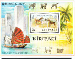 Kiribati 1994 Year Of The Dog S/S MNH - Kiribati (1979-...)