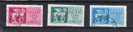 Italia   -   1958/6.  Espressi Cavalli Alati.  Winged Horses. Complete Series,  Timbri Di Lusso - Mythologie