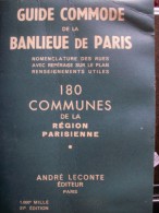 GUIDE DE LA BANLIEUE DE PARIS - 180 COMMUNES - Europa