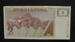 Slovenia - P 2a - 2 Tolarjev - 1990 - P 2a - XF+ - Look Scan - Slowenien