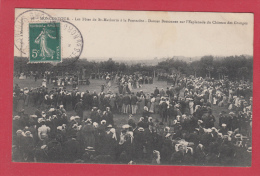 MONCONTOUR --> Les Fêtes De Saint-Mathurin à La Pentecôte. Danses Bretonnes Sur L'Esplanade Du Château Des Granges - Moncontour