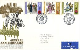 (905) FDC Cover - UK - Anniversaries 1971 - 1952-1971 Em. Prédécimales