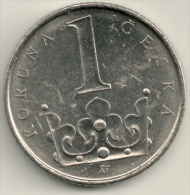 Czech Republic  1 Koruna 2001 KM#7 - Tchéquie