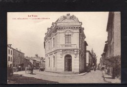 81 REALMONT Caisse D'Epargne, Banque, Animée, Attelage, Ed Labouche 128, Tarn, 191? - Realmont