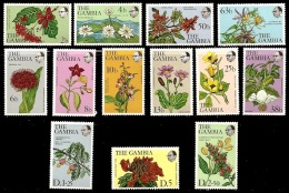 (013) Gambia / Gambie  Plants / Flora / Flowers / Fleurs / Blumen / Bloemen  ** / Mnh Michel 345-57 - Gambie (1965-...)