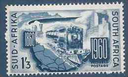 1960 AFRIQUE DU SUD 234** Train - Unused Stamps
