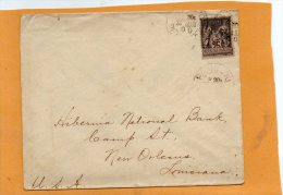 France 1900 Cover Mailed To USA - 1898-1900 Sage (Type III)