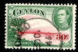 1548x)  Ceylon 1938 - Sc # 285 Used  ( Catalogue $3.25) - Ceylon (...-1947)